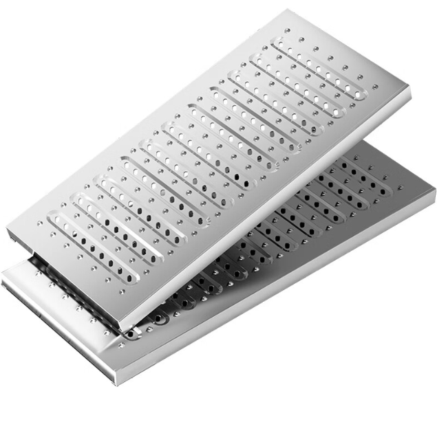 镜湖不锈钢沟盖板展示